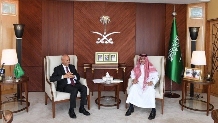 استقبال السفير السعودي بالقاهرة للإعلامي مصطفى بكري (صور)