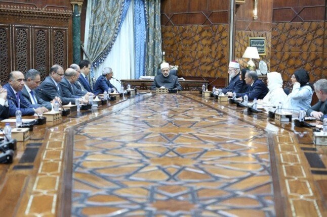 استقبال سفراء مصر الجدد في 22 دولة من قبل شيخ الأزهر