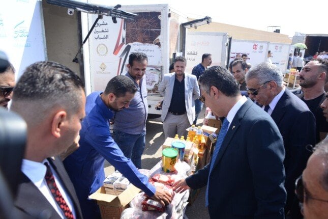 افتتاح سوق اليوم الواحد في الجمالية بحضور وزير التموين
