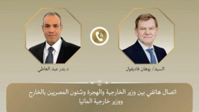 البحث عن تعزيز التعاون بين وزير الخارجية ونظيره الألماني