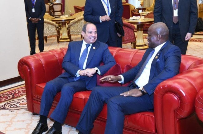 الرئيس السيسي يجتمع برؤساء المشاركين في القمة الإفريقية التنسيقية الـ 7
