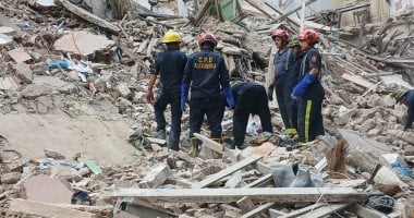 حادث انهيار عقار فى الاسكندرية