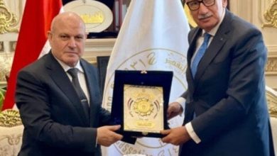 تهنئة خاصة من المستشار محمد الشناوي لرئيس محكمة النقض بمناسبة توليه المنصب الجديد