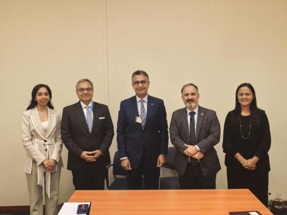 لقاء وزير التموين مع مديرة المعهد الوطني للمترولوجيا والجودة البرازيلية