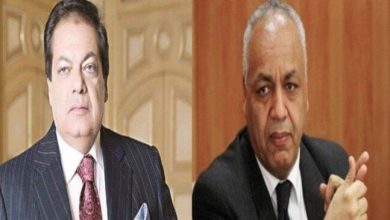 مصطفى بكري يقدم واجب العزاء للنائب محمد أبو العينين في وفاة عمه