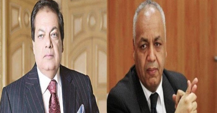 مصطفى بكري يقدم واجب العزاء للنائب محمد أبو العينين في وفاة عمه