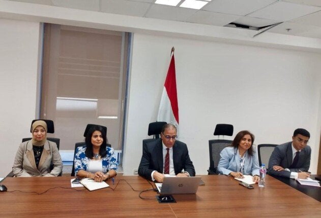 نائب وزير الخارجية يعاين تجهيزات انتخابات مجلس الشيوخ بالخارج