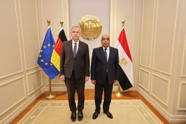وزير العدل يستقبل السفير الألماني في القاهرة