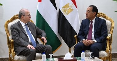 رئيس الوزراء يستقبل نظيره الفلسطينى ويؤكد موقف مصر الثابت تجاه القضية الفلسطينية