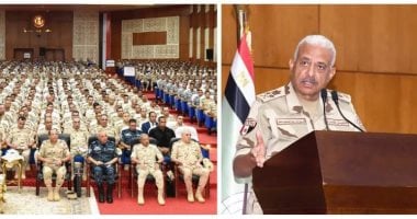 الفريق أول عبد المجيد صقر يلتقى بعدد من مقاتلى المنطقة الغربية العسكرية