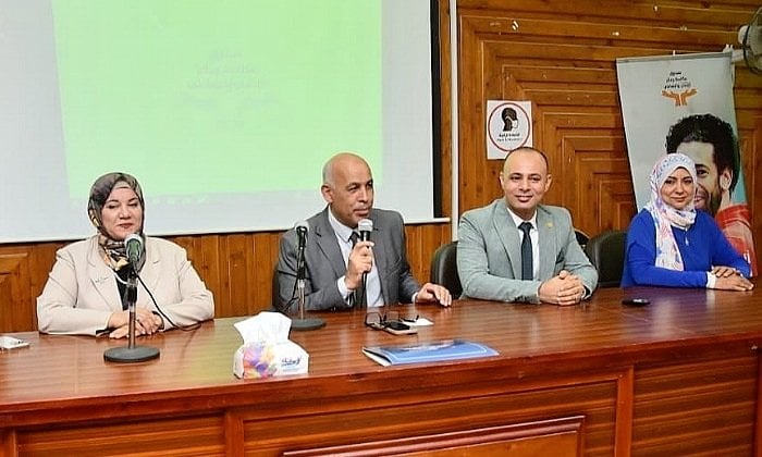 انطلاق برنامج جديد لمكافحة الإدمان بجامعة كفر الشيخ تحت إشراف المتطوعين الجدد |صور