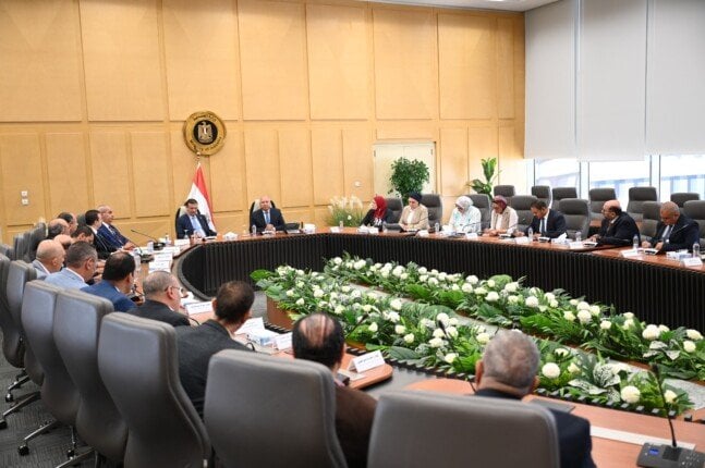 بحث وزيرا الصناعة والزراعة التوسع في تصنيع الزبيب وتوطين صناعة الكتان