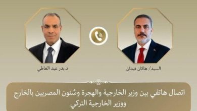 تعزيز التعاون الاقتصادي بين وزير الخارجية ونظيره التركي