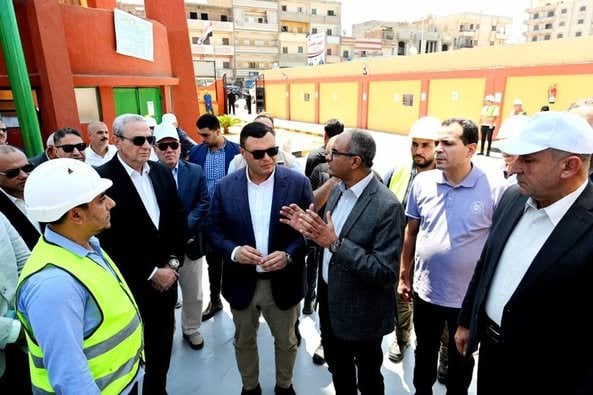 تفقد وزير الإسكان ومحافظ الغربية محطة مياه نهطاي الارتوازية