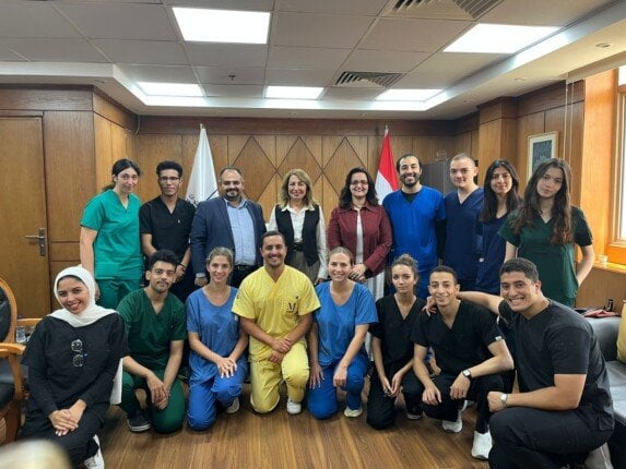 تواصل فعاليات برنامج التبادل الطلابي في كلية الطب بجامعة حلوان