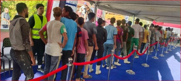 توافد المواطنين على لجان الشروق الانتخابية 2025