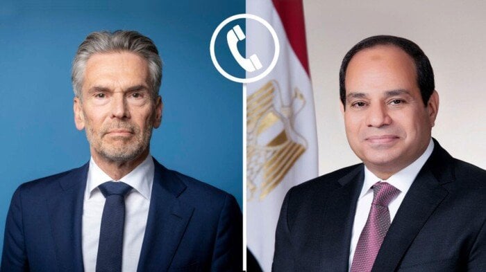 جهود مصر لوقف إطلاق النار في غزة تناقش بين السيسي ورئيس وزراء هولندا