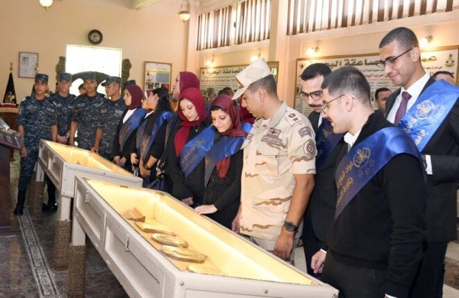 زيارة إعلامية لطلاب الجامعات إلى الوحدة البحرية الخاصة للقوات المسلحة