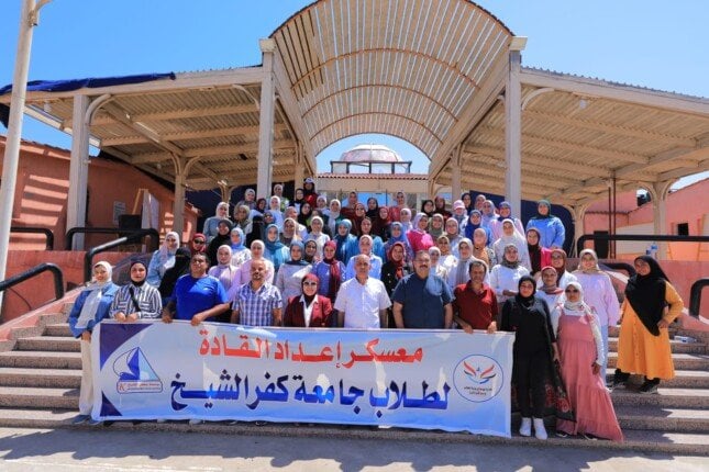فعاليات معسكر إعداد القادة في مصيف بلطيم تحت رعاية رئيس جامعة كفر الشيخ للعام الجامعي 2024/2025