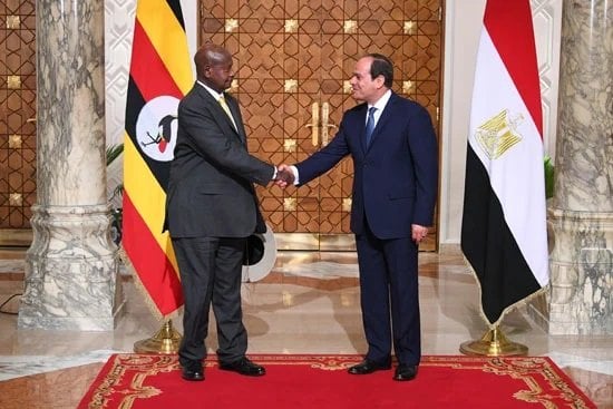 لقاء رئاسي في الاتحادية بين السيسي ونظيره الأوغندي لبحث القضايا الإقليمية والدولية