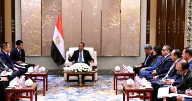 رئيس الوزراء يلتقى رئيس مجلس إدارة شركة "تيدا" الصينية القابضة