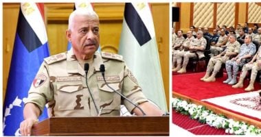 وزير الدفاع يلتقى بعدد من مقاتلى المنطقة الشمالية العسكرية