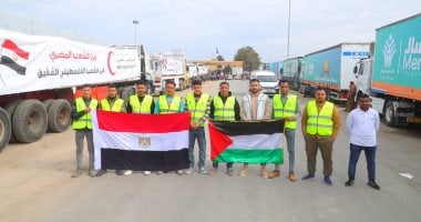 اللجنة المصرية بغزة توصل مساعدات التحالف الوطنى لدعم فلسطين (فيديو)
