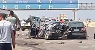 تفاصيل حادث مصرع شخصين وإصابة 18 آخرين على طريق مطروح