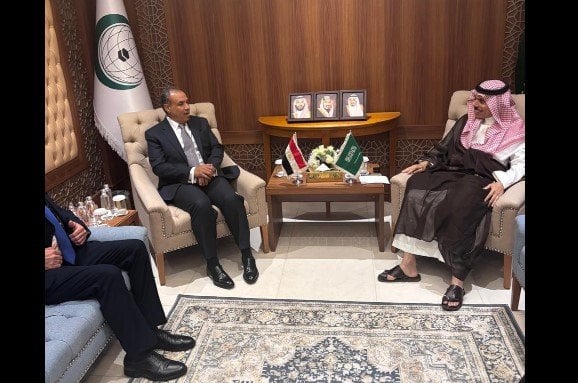 وزير الخارجية ونظيره السعودي يعلنان رفضهما للعدوان الإسرائيلي على غزة