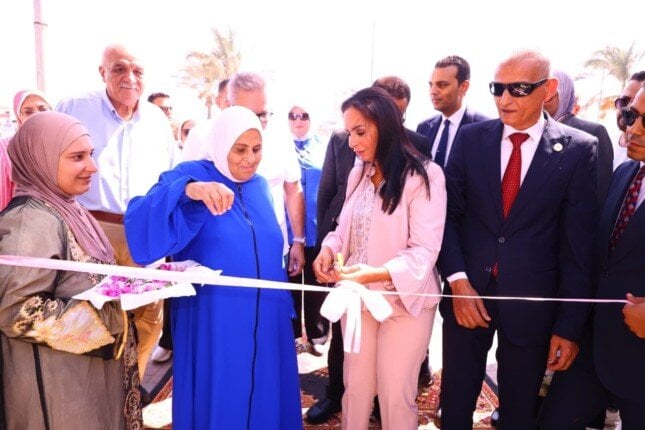 افتتاح أعمال تطوير دار الهدايا لرعاية المسنين والسيدات بلا مأوى بالإسكندرية من قبل وزيرة التضامن