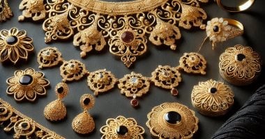 كام سعر الذهب النهارده فى مصر؟ عيار 24 يسجل 6131 جنيها