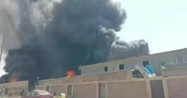 السيطرة على حريق محدود اشتعل بمصنع دون إصابات فى أكتوبر