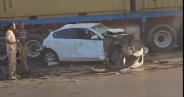 قس وزوجته ضمنهم.. أسماء ضحايا حادث تصادم سيارتين بطريق قنا سفاجا