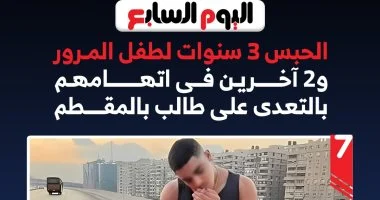 الحبس 3 سنوات لطفل المرور فى قضية التعدي على طالب بالمقطم.. انفوجراف