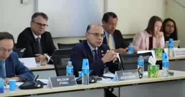 رئيس الرقابة المالية يطالب بتطوير إطار دولي للتنبؤ بالمخاطر والتعامل بصورة استباقية