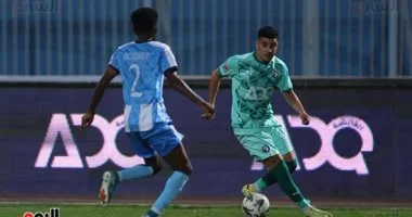 طاقم حكام من مدغشقر يدير مباراة بيراميدز والتأمين الأثيوبي