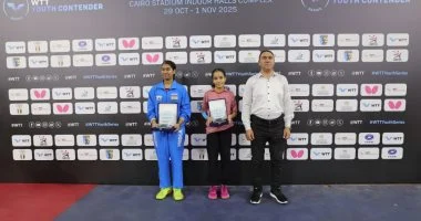 سيطرة للفراعنة الصغار على ميداليات بطولة مصر الدولية لتنس الطاولة للناشئين