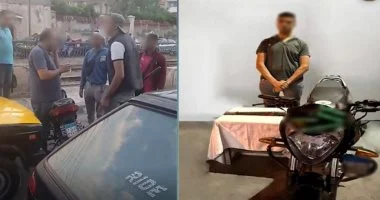 ضبط قائد دراجة نارية اعتدى على سائق بالإسكندرية بسبب أولوية المرور