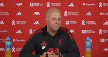 ليفربول ضد أستون فيلا.. سلوت: نفقد إيزاك وجونز غدا.. وأركز على عودة الانتصارات