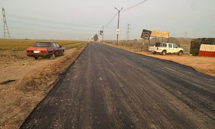 محافظ كفرالشيخ يعلن الانتهاء من أعمال رصف طريق محلة موسى