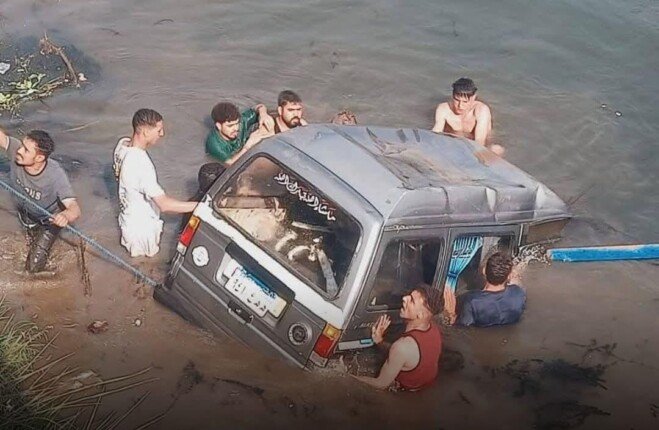 مصرع 3 أشخاص في حادث انقلاب سيارة بالقليوبية