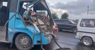 مصرع شاب أصيب فى حادث اصطدام أتوبيس بعربة كارو وإصابة والدته بكرداسة