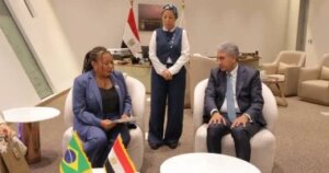 وزير السياحة يستقبل ممثلة الرئيس البرازيلى وزيرة الثقافة البرازيلية