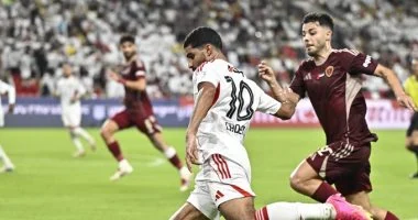 النني وإبراهيم عادل أساسيين فى تشكيل الجزيرة أمام البطائح بالدوري الإماراتي 