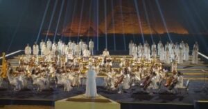 كونكريت.. أناقة مصرية تُزيّن الافتتاح التاريخي للمتحف المصري الكبير